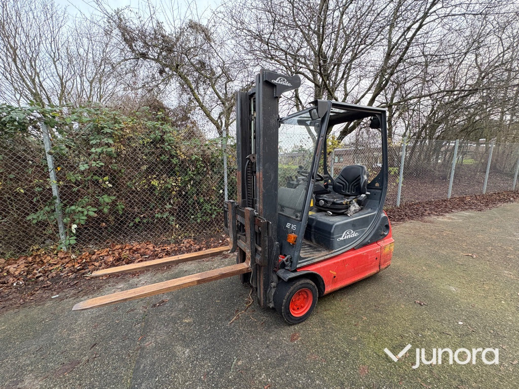 Eltruck – Linde E16C-02, 1600 kg - Electric forklift: picture 1 Eltruck – Linde E16C-02, 1600 kg - Electric forklift: picture 1