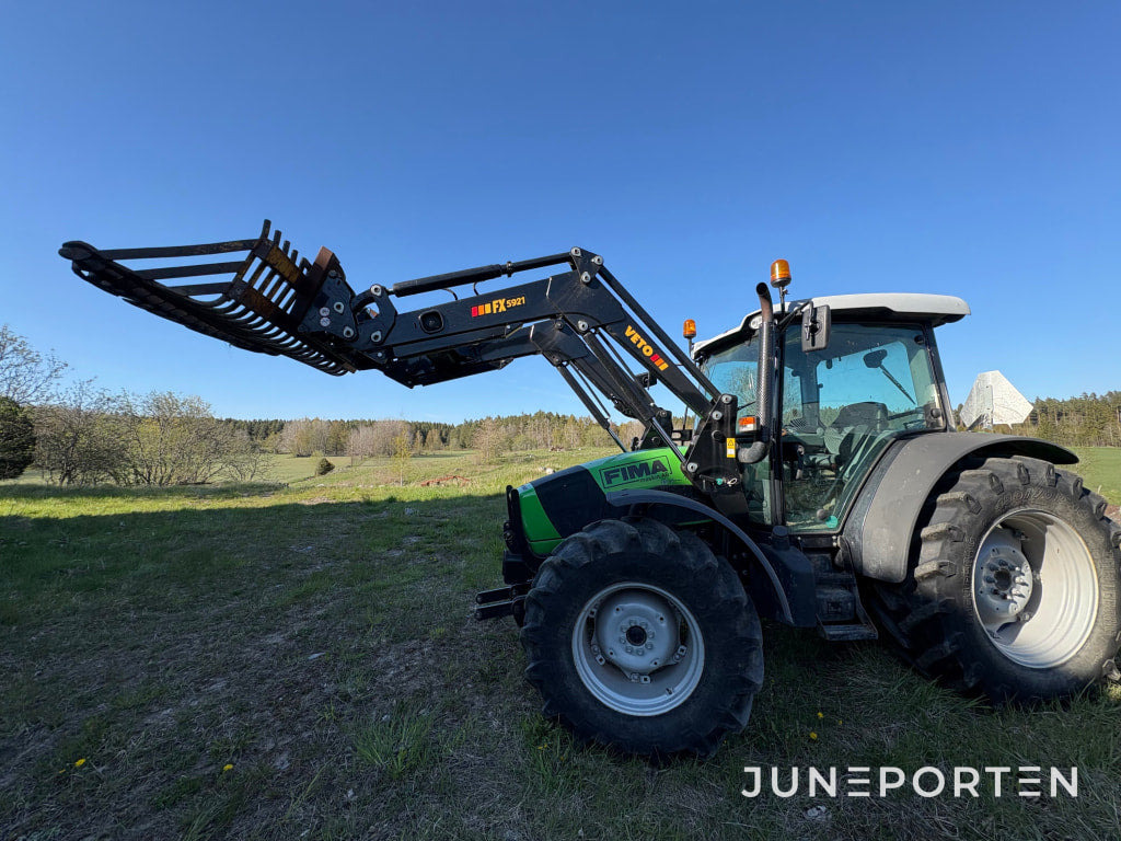 Traktor Deutz Fahr Agrofarm 430TTV med frontlastare - Farm tractor: picture 1 Traktor Deutz Fahr Agrofarm 430TTV med frontlastare - Farm tractor: picture 1