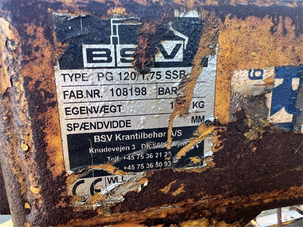 BSV 1750kg Pallegaffel - Model: PG120-1,75 SSB - Forks: picture 2 BSV 1750kg Pallegaffel - Model: PG120-1,75 SSB - Forks: picture 2