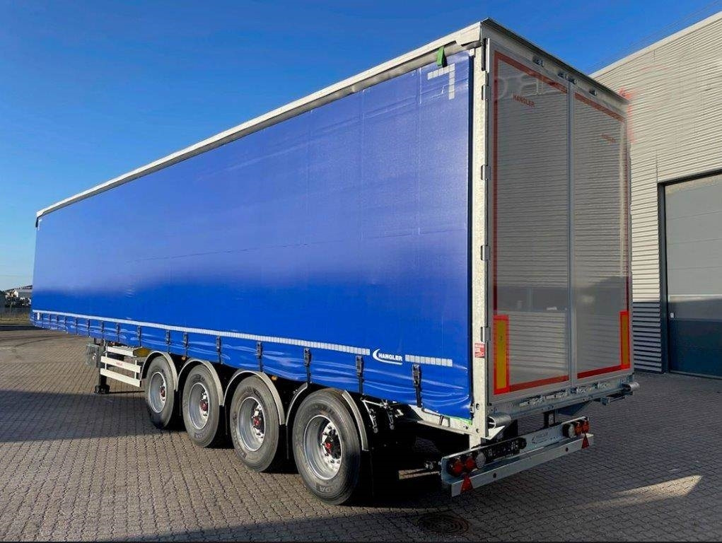 Hangler 4-aks Gardintrailer skydegardin DEMO - Curtainsider semi-trailer: picture 2 Hangler 4-aks Gardintrailer skydegardin DEMO - Curtainsider semi-trailer: picture 2
