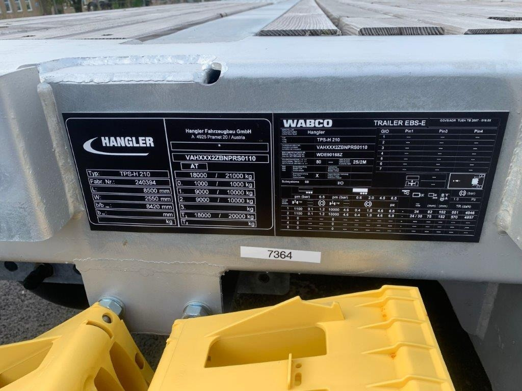 Low loader trailer Hangler TPS-H 210 Jumbo-Z - 20 ton hydr. ramper: picture 21 Low loader trailer Hangler TPS-H 210 Jumbo-Z - 20 ton hydr. ramper: picture 21