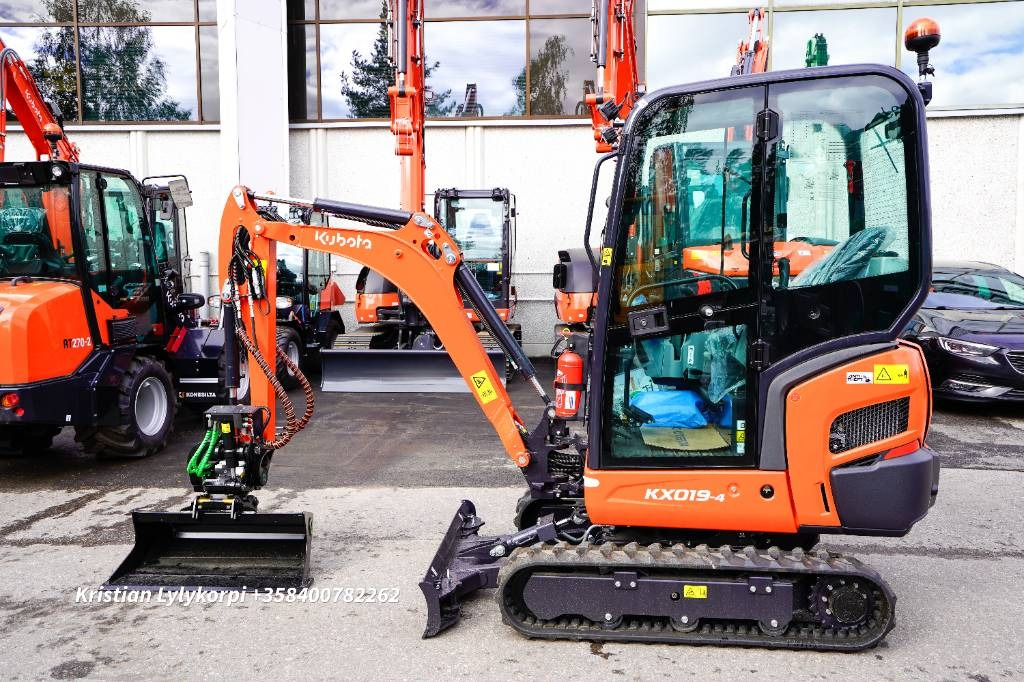 Kubota KX019-4 UUSI! TAKUU! PYÖRITTÄJÄLLÄ - Mini excavator: picture 1 Kubota KX019-4 UUSI! TAKUU! PYÖRITTÄJÄLLÄ - Mini excavator: picture 1