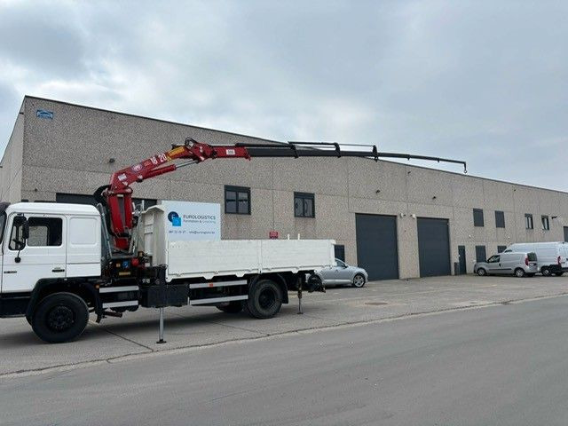 MAN 18-222. Kran HMF 18t/m Bj 2001. - Crane truck: picture 2 MAN 18-222. Kran HMF 18t/m Bj 2001. - Crane truck: picture 2