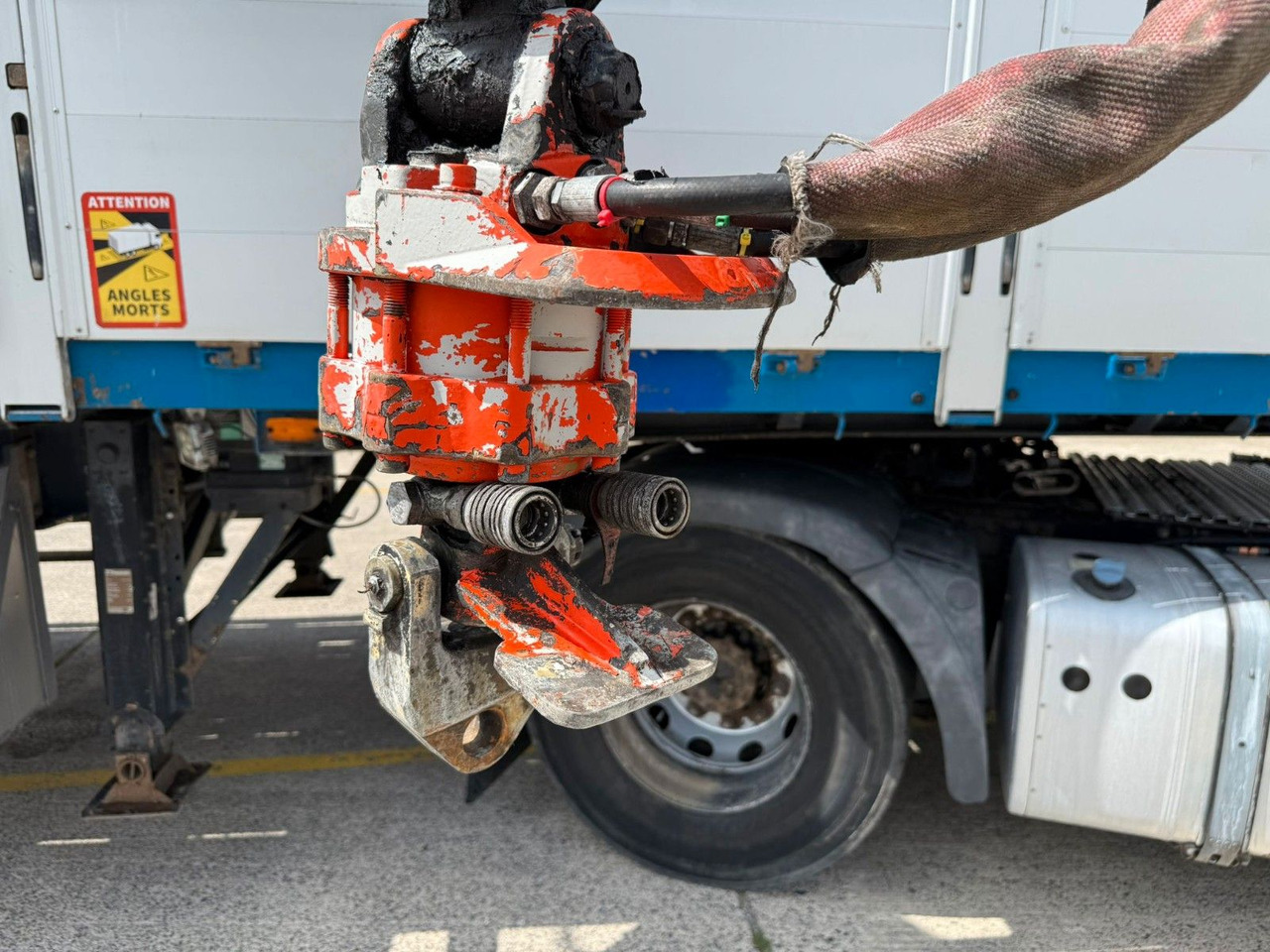 Dropside/ Flatbed semi-trailer Vogelzang. Kran HIAB R165 roto. TUV 10/2025: picture 22