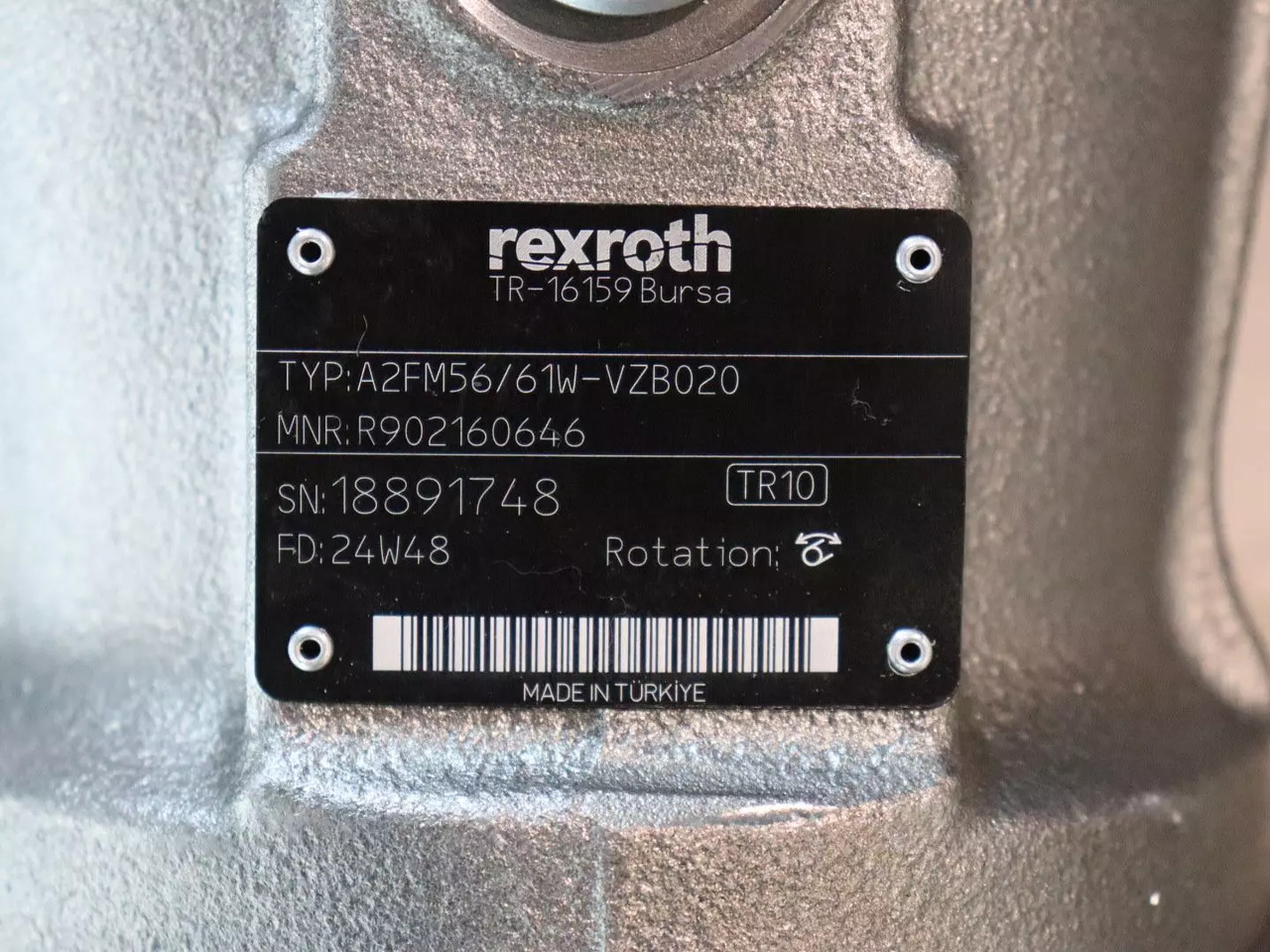 REXROTH A2FM56/61W-VZB020 - Spare parts for Construction machinery: picture 4 REXROTH A2FM56/61W-VZB020 - Spare parts for Construction machinery: picture 4