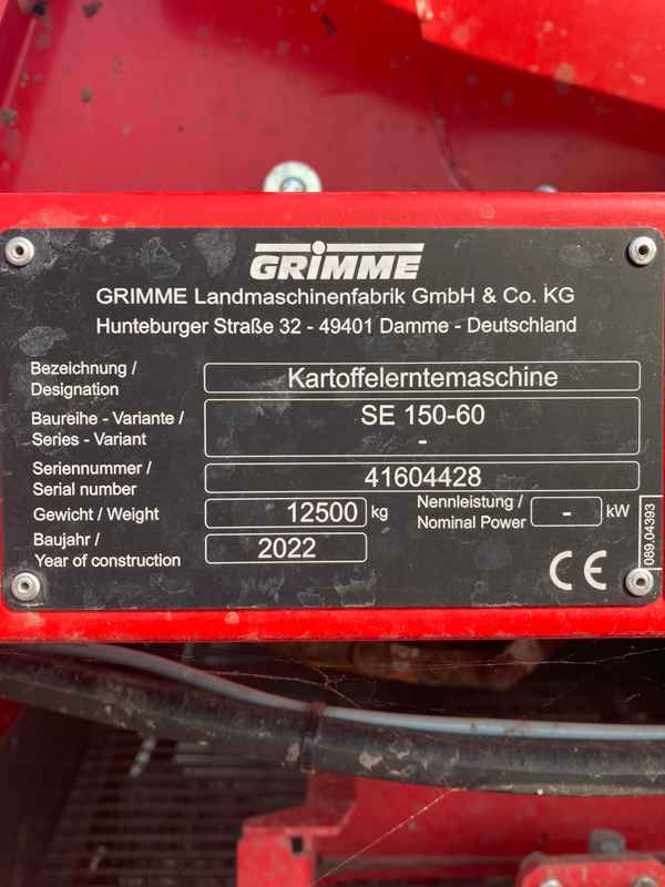 Grimme SE 150-60 UB - Harvester: picture 2 Grimme SE 150-60 UB - Harvester: picture 2