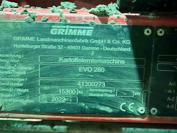Grimme EVO 280 ClodSep - Harvester: picture 4 Grimme EVO 280 ClodSep - Harvester: picture 4