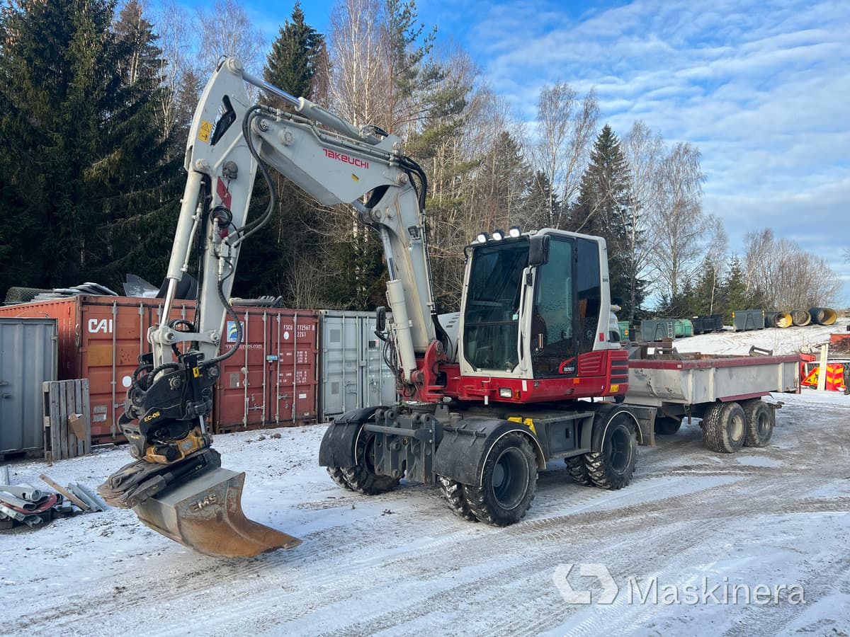 Hjulgrävare Takeuchi TB295W med tillbehör - Crawler excavator: picture 1 Hjulgrävare Takeuchi TB295W med tillbehör - Crawler excavator: picture 1