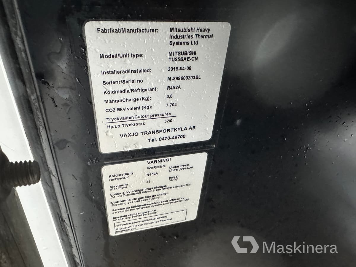 Box truck Mercedes-Benz Atego Kylbil: picture 49