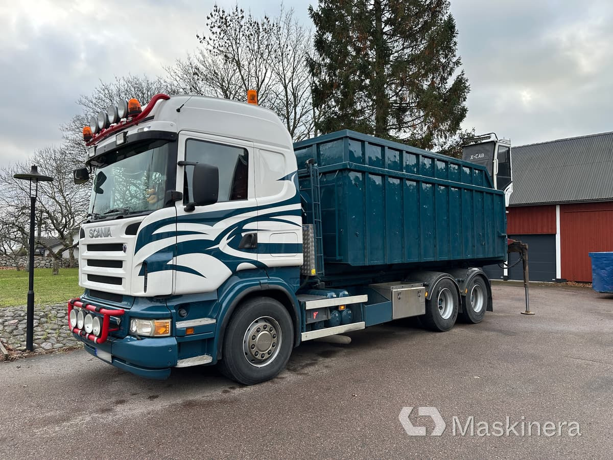 SCANIA R500LB6X4HHA Lastväxlare Scania R500 med FTG V10CX kran - Hook lift truck: picture 1 SCANIA R500LB6X4HHA Lastväxlare Scania R500 med FTG V10CX kran - Hook lift truck: picture 1