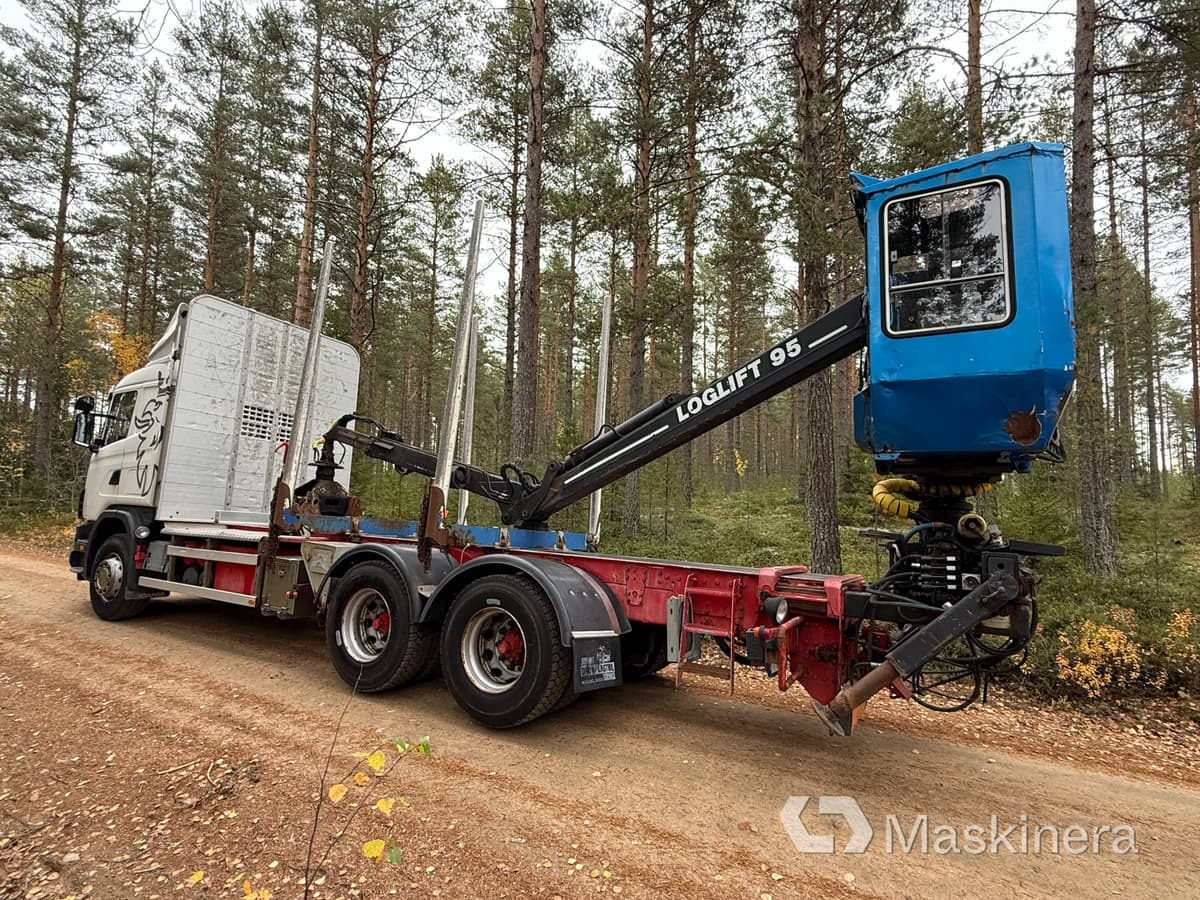 Scania R164GB6X4NA580 Timmerbil Scania R164 580 6x4 - Timber truck, Crane truck: picture 4 Scania R164GB6X4NA580 Timmerbil Scania R164 580 6x4 - Timber truck, Crane truck: picture 4