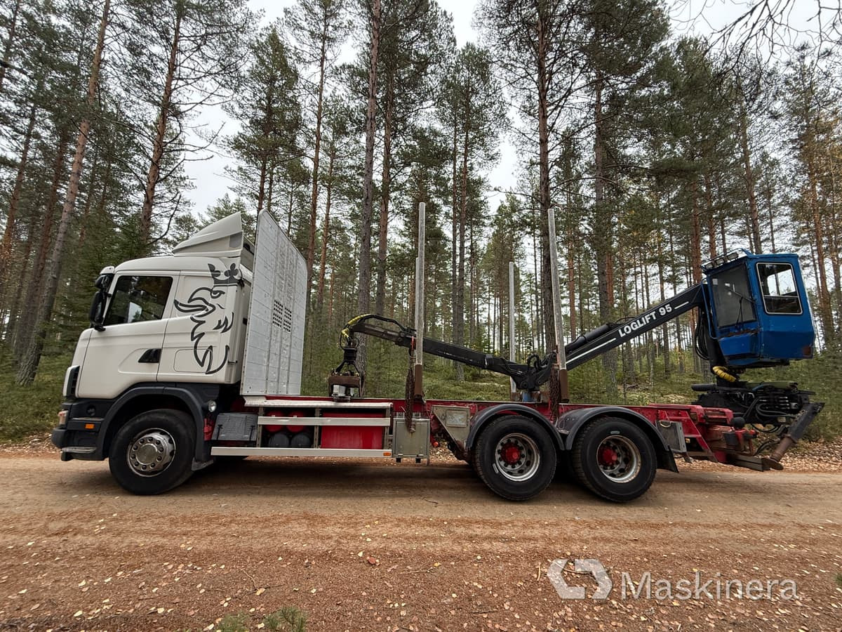 Scania R164GB6X4NA580 Timmerbil Scania R164 580 6x4 - Timber truck, Crane truck: picture 3 Scania R164GB6X4NA580 Timmerbil Scania R164 580 6x4 - Timber truck, Crane truck: picture 3