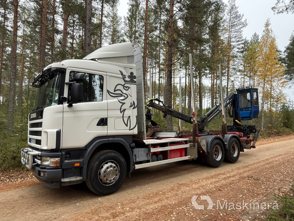 Scania R164GB6X4NA580 Timmerbil Scania R164 580 6x4 - Timber truck, Crane truck: picture 2 Scania R164GB6X4NA580 Timmerbil Scania R164 580 6x4 - Timber truck, Crane truck: picture 2