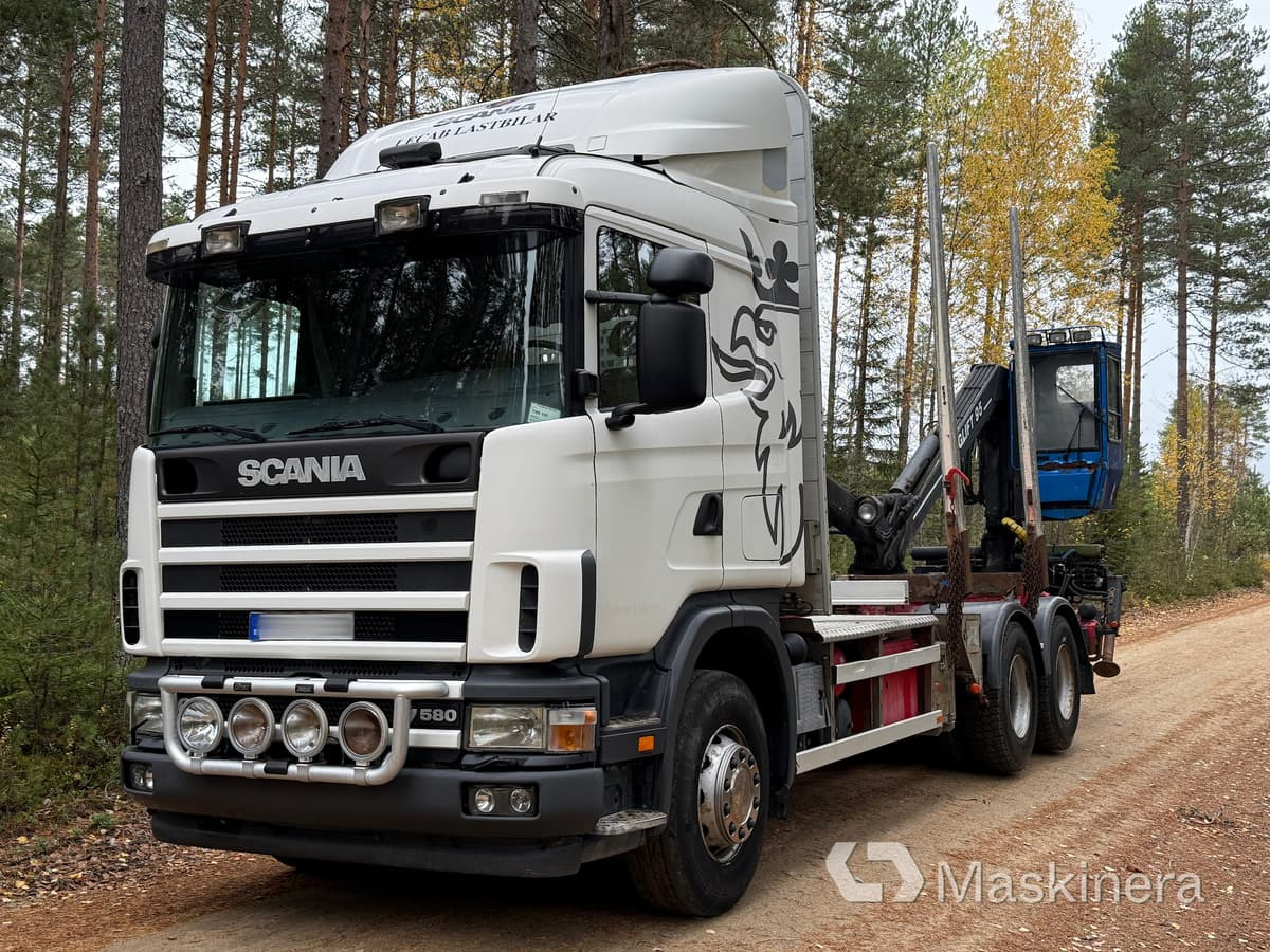 Scania R164GB6X4NA580 Timmerbil Scania R164 580 6x4 - Timber truck, Crane truck: picture 1 Scania R164GB6X4NA580 Timmerbil Scania R164 580 6x4 - Timber truck, Crane truck: picture 1