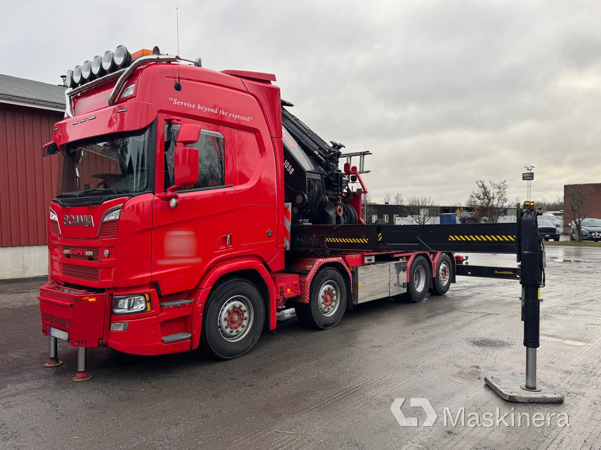 Scania R520B8X2*6NB Kranbil Scania R520 - Dropside/ Flatbed truck, Crane truck: picture 1 Scania R520B8X2*6NB Kranbil Scania R520 - Dropside/ Flatbed truck, Crane truck: picture 1