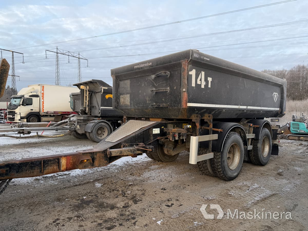 Släp B.K:S 12-20 med tipp - Tipper trailer: picture 1 Släp B.K:S 12-20 med tipp - Tipper trailer: picture 1