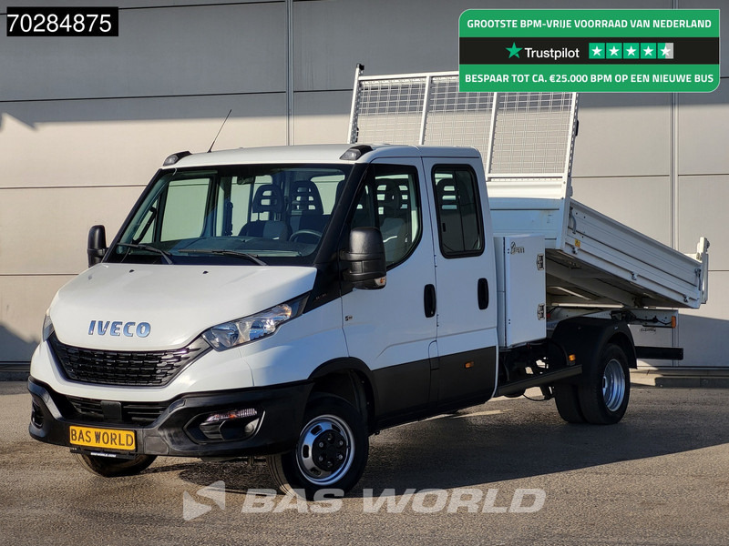 Open body delivery van Iveco Daily 35C16 3.0L Open Laadbak Dubbel Cabine met Kist 3,5t trekhaak Dubbellucht Airco Cruise Pritsche Pickup Open Box 2m3 Airco Trekhaa: picture 1