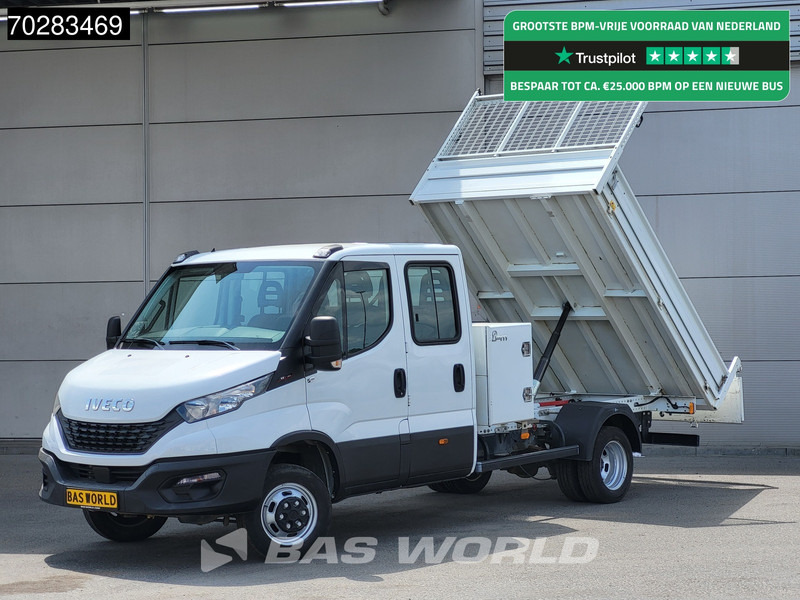 Iveco Daily 35C16 Kipper met Kist Dubbel Cabine Dubbellucht 3,5t Trekhaak Navi Airco Cruise Camera Euro6 Kieper Tipper Benne 2m3 Airco Trekh - Tipper van: picture 1 Iveco Daily 35C16 Kipper met Kist Dubbel Cabine Dubbellucht 3,5t Trekhaak Navi Airco Cruise Camera Euro6 Kieper Tipper Benne 2m3 Airco Trekh - Tipper van: picture 1