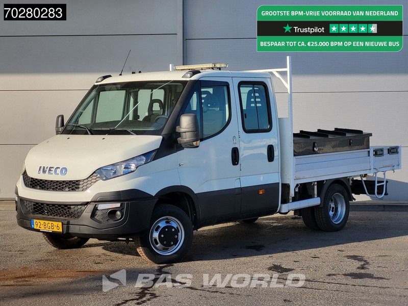 Iveco Daily 50C17 3,0L Automaat 170PK HIAB 017T-2 DC Open laadbak Dubbellucht Airco Euro6 Pickup Crane Kraanwagen Kranwagen Pritsche Airco D - Open body delivery van: picture 1 Iveco Daily 50C17 3,0L Automaat 170PK HIAB 017T-2 DC Open laadbak Dubbellucht Airco Euro6 Pickup Crane Kraanwagen Kranwagen Pritsche Airco D - Open body delivery van: picture 1