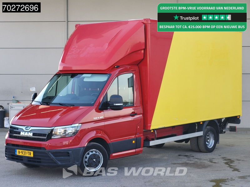 Closed box van MAN TGE 5.180 Automaat Laadklep Zijdeur Bakwagen 180PK Lat om Lat Airco Cruise Meubelbak Koffer 22m3 Airco Cruise control: picture 1