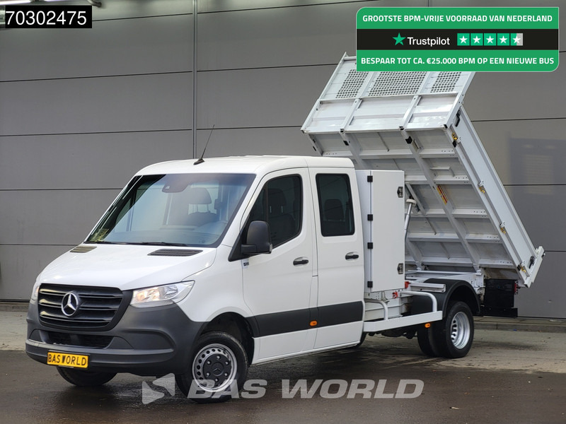 Mercedes-Benz Sprinter 514 CDI Dubbel Cabine Kipper met Kist Dubbellucht 3,5t Trekhaak Airco Cruise Euro6 Tipper Benne Kipper DC Doka Airco Trekhaak Cr - Tipper van: picture 1 Mercedes-Benz Sprinter 514 CDI Dubbel Cabine Kipper met Kist Dubbellucht 3,5t Trekhaak Airco Cruise Euro6 Tipper Benne Kipper DC Doka Airco Trekhaak Cr - Tipper van: picture 1