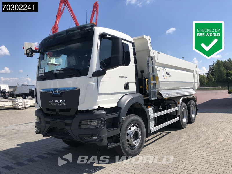 MAN TGS 33.400 6X4 NEW 17m3 KH Kipper Manual Steel suspension Big-Axle EURO 2 - Tipper: picture 1 MAN TGS 33.400 6X4 NEW 17m3 KH Kipper Manual Steel suspension Big-Axle EURO 2 - Tipper: picture 1
