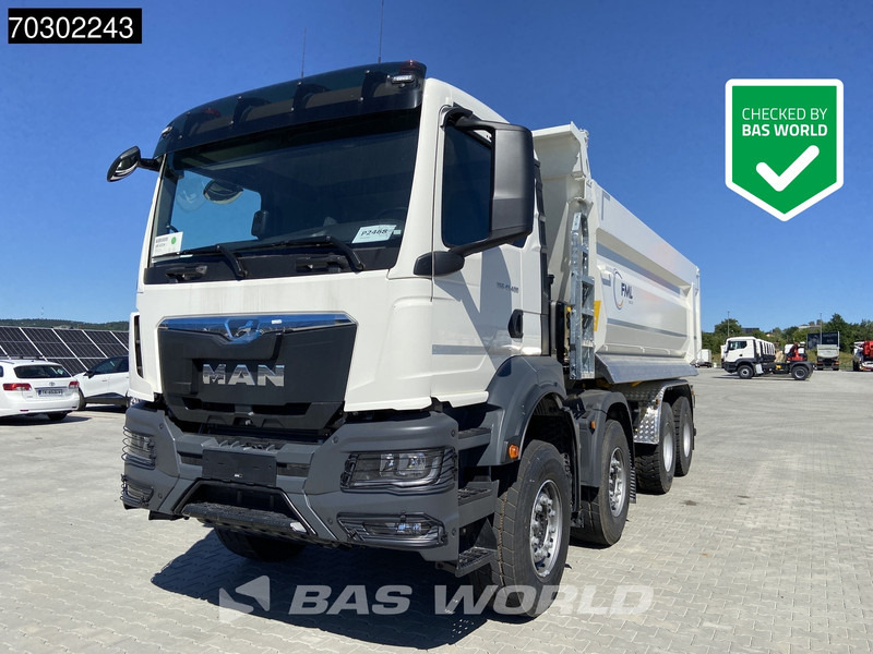 MAN TGS 41.400 8X4 NEW! 20m3 KH Kipper Manual Steel suspension Big-Axle EURO 2 - Tipper: picture 1 MAN TGS 41.400 8X4 NEW! 20m3 KH Kipper Manual Steel suspension Big-Axle EURO 2 - Tipper: picture 1