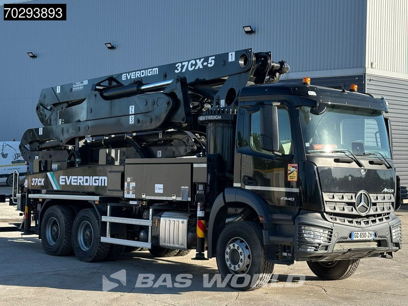 Mercedes-Benz Arocs 2840 Arocs 6X4 Unused! Everdigm 37CX-5 concrete pump Steel Suspension Automatic Euro 6 - Concrete pump truck: picture 3 Mercedes-Benz Arocs 2840 Arocs 6X4 Unused! Everdigm 37CX-5 concrete pump Steel Suspension Automatic Euro 6 - Concrete pump truck: picture 3