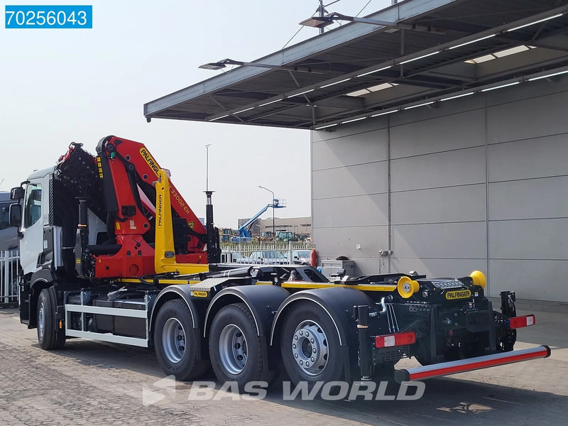 New Hook lift truck, Crane truck Renault C 480 8X4 NEW! Palfinger PK33002 Kran Crane + 22tons Pallift EURO 6: picture 17