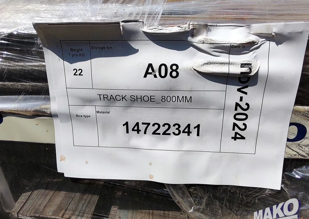 NOWE klepki płyty gąsienic Volvo 80cm 800mm - Track for Construction machinery: picture 4 NOWE klepki płyty gąsienic Volvo 80cm 800mm - Track for Construction machinery: picture 4