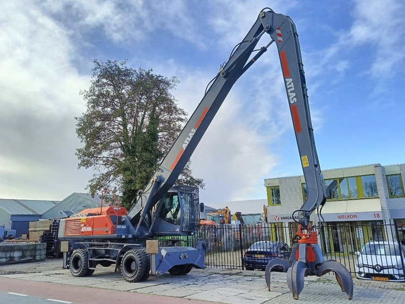 Waste/ Industry handler for transportation of garbage Atlas 350MH - 350 MH overslag kraan waste handler umslag: picture 10