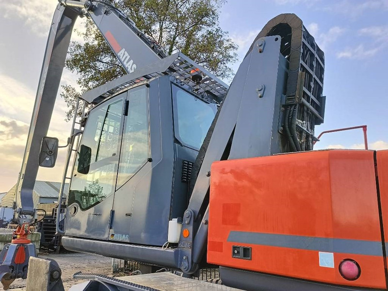 Waste/ Industry handler for transportation of garbage Atlas 350MH - 350 MH overslag kraan waste handler umslag: picture 16
