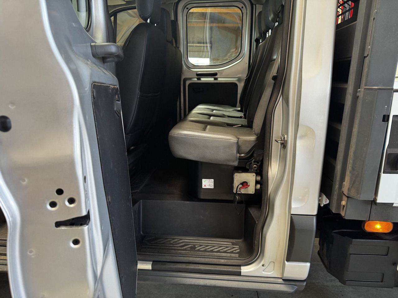 Open body delivery van, Combi van Ford Transit FT 350 DokaTdCI 1.2t Fassi Kran: picture 22