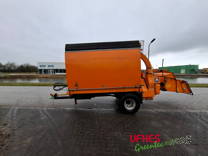 Wood chipper Jensen A231 met kipper: picture 18
