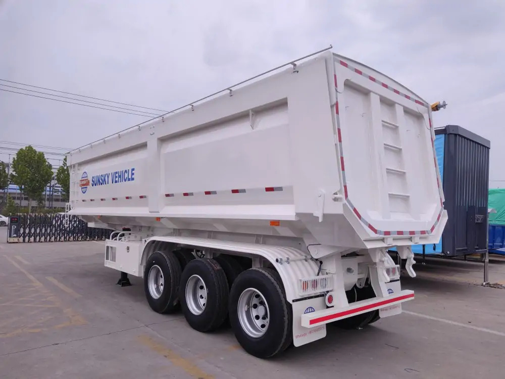SUNSKY 40cbm 3-axle tipper trailer - Tipper semi-trailer: picture 5 SUNSKY 40cbm 3-axle tipper trailer - Tipper semi-trailer: picture 5