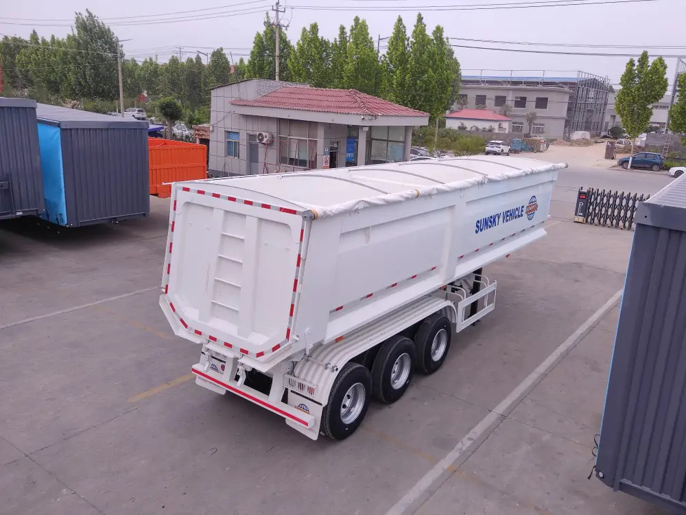 SUNSKY 40cbm 3-axle tipper trailer - Tipper semi-trailer: picture 3 SUNSKY 40cbm 3-axle tipper trailer - Tipper semi-trailer: picture 3