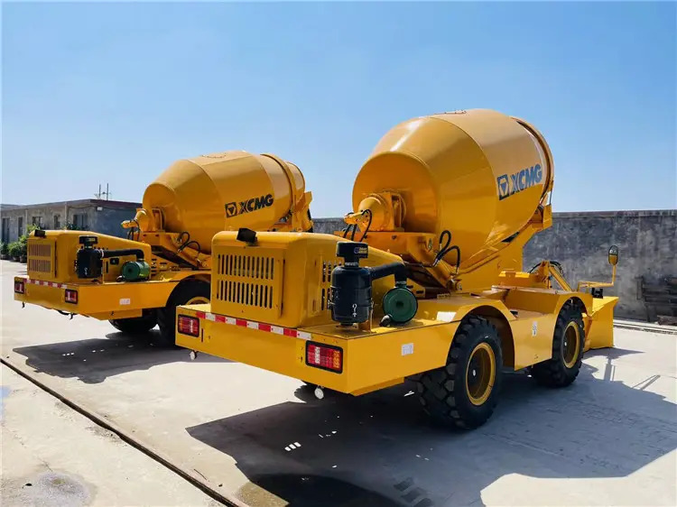 Concrete mixer truck XCMG Official Portable Cement Concrete Mixer Self Loading Mobile Concrete Mixer Price List: picture 7