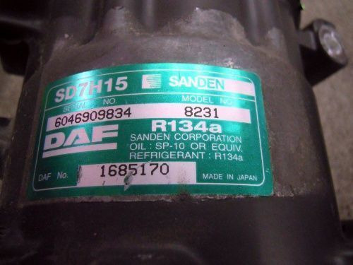 DAF 1685170 DAF XF 105 truck - AC compressor for Truck: picture 5 DAF 1685170 DAF XF 105 truck - AC compressor for Truck: picture 5