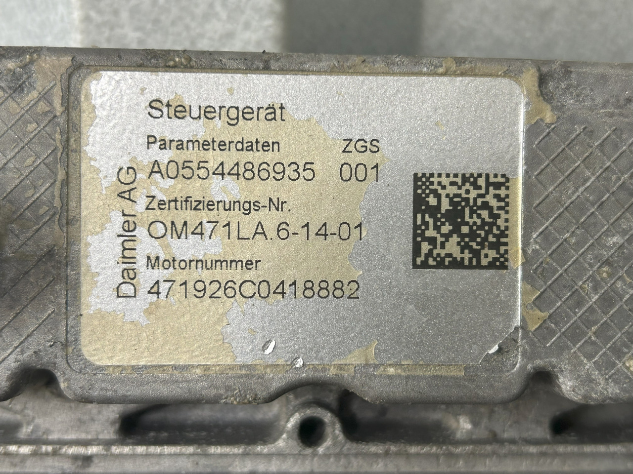MERCEDES-BENZ MCM 2.1 ACTROS MP4 - ECU for Truck: picture 4 MERCEDES-BENZ MCM 2.1 ACTROS MP4 - ECU for Truck: picture 4