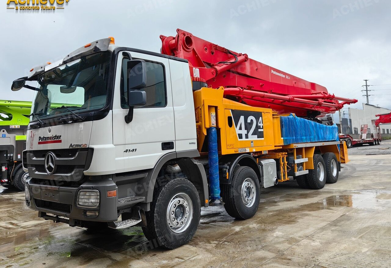 PUTZMEISTER Mercedes-Benz Actros 4141 concrete pumpM42-4R 170 m³【ACHIEVE】TOP CONDITION!!! - Concrete pump truck: picture 2 PUTZMEISTER Mercedes-Benz Actros 4141 concrete pumpM42-4R 170 m³【ACHIEVE】TOP CONDITION!!! - Concrete pump truck: picture 2
