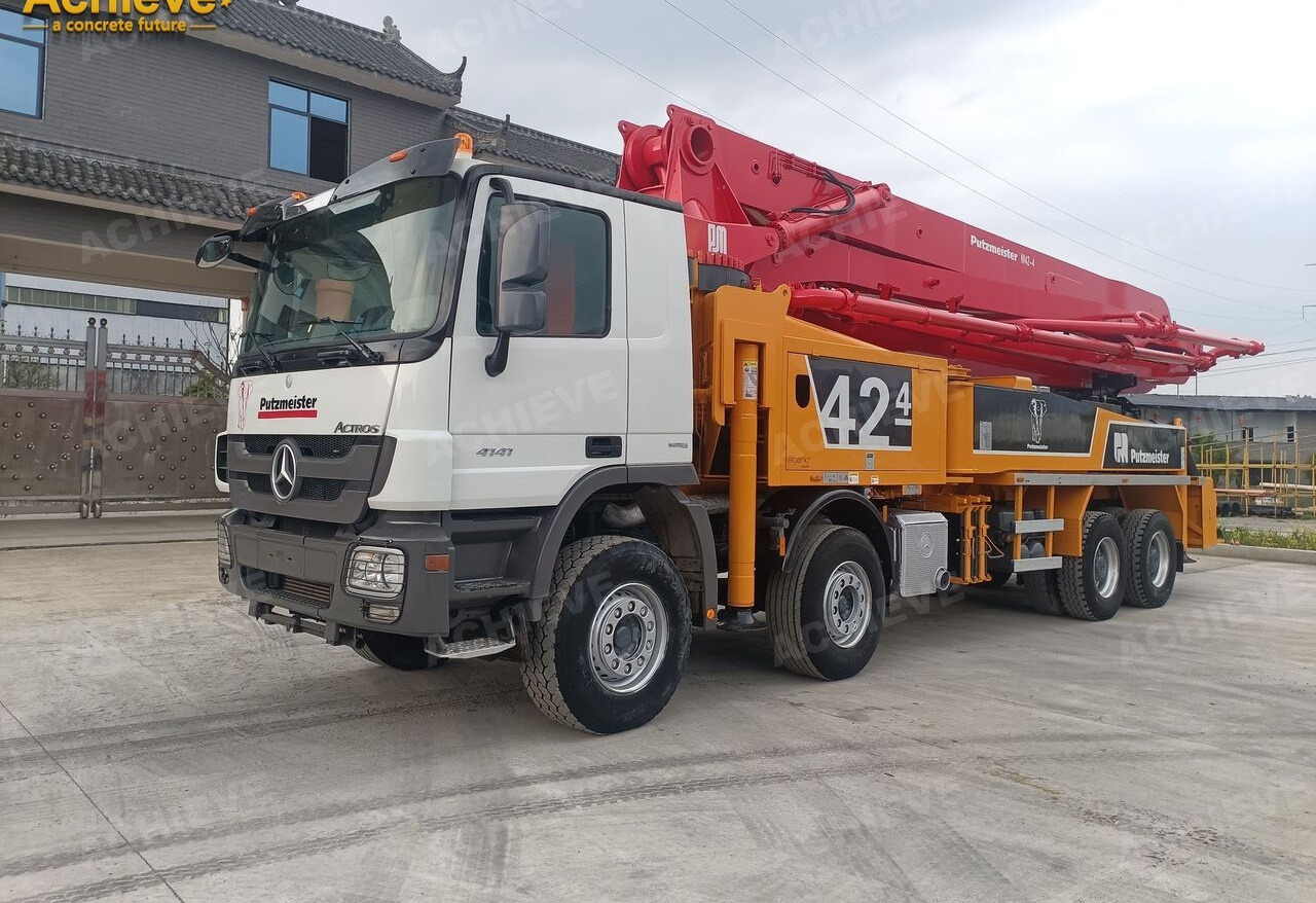 PUTZMEISTER Mercedes-Benz Actros 4141 concrete pumpM42-4R 170 m³【ACHIEVE】TOP CONDITION!!! - Concrete pump truck: picture 5 PUTZMEISTER Mercedes-Benz Actros 4141 concrete pumpM42-4R 170 m³【ACHIEVE】TOP CONDITION!!! - Concrete pump truck: picture 5