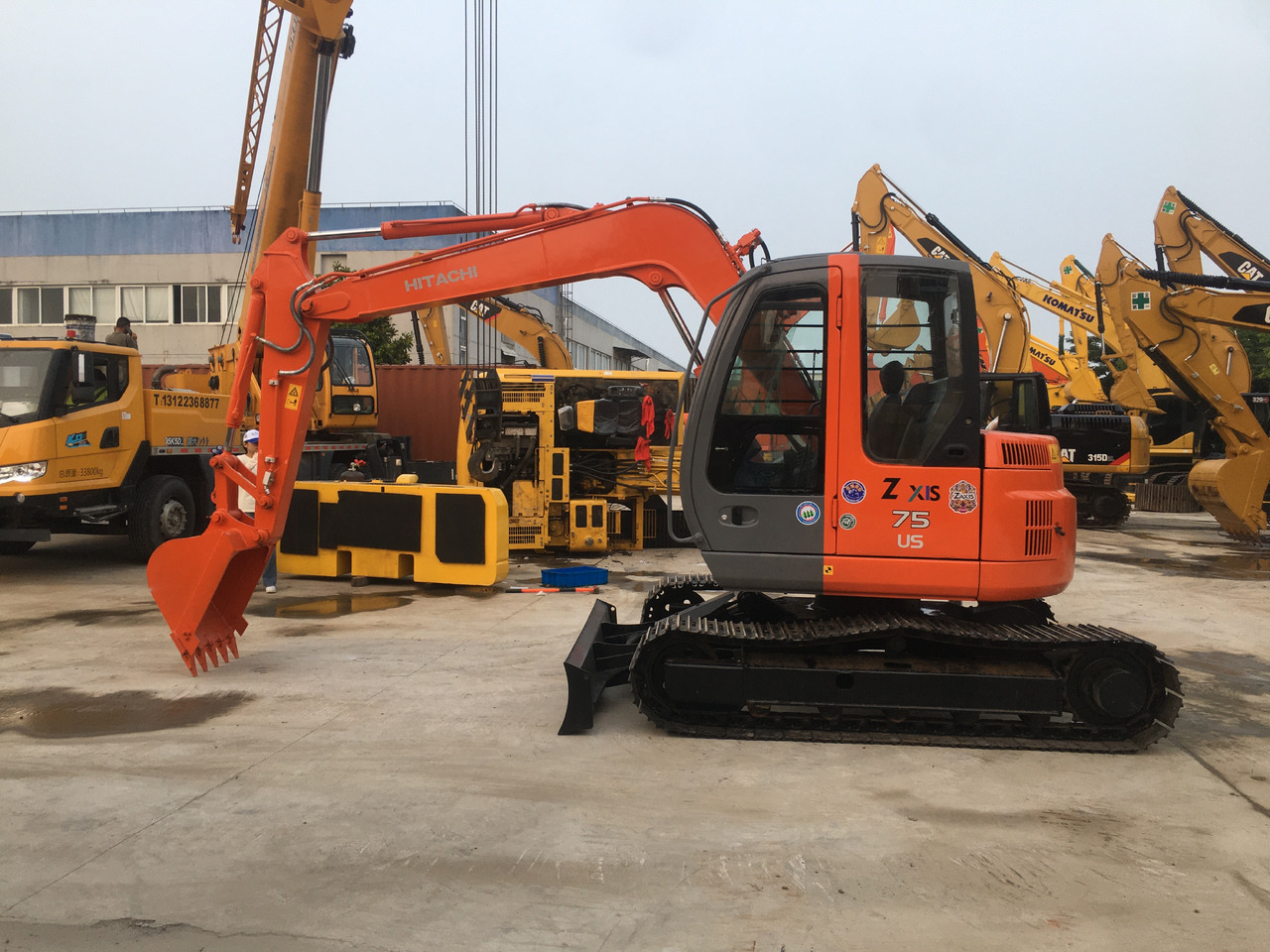 Hitachi Used Excavator Hitachi ZX75 Small Excavator for Sale - Crawler excavator: picture 3 Hitachi Used Excavator Hitachi ZX75 Small Excavator for Sale - Crawler excavator: picture 3