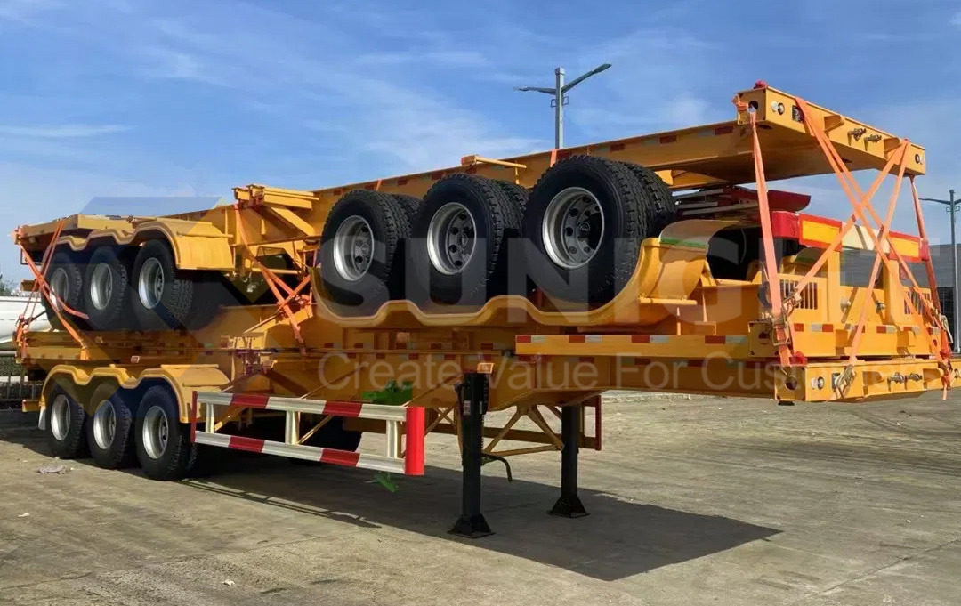 SUNIGHT CHINA New Skeleton Semi-Trailer For Shipping Container Transport - Chassis semi-trailer: picture 4 SUNIGHT CHINA New Skeleton Semi-Trailer For Shipping Container Transport - Chassis semi-trailer: picture 4