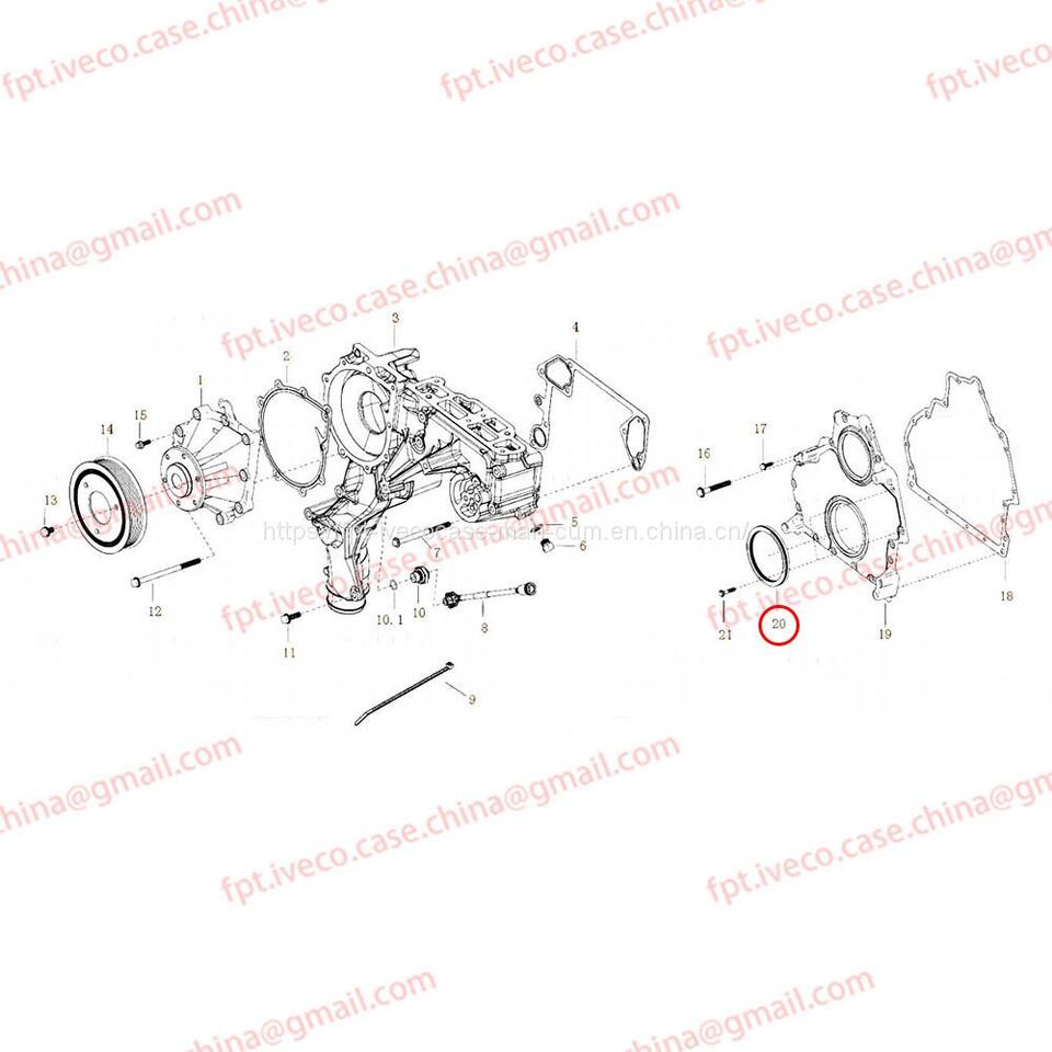 MAN D2066 Crankshaft front oil seal 01510-6008 - Crankshaft for Truck: picture 1 MAN D2066 Crankshaft front oil seal 01510-6008 - Crankshaft for Truck: picture 1
