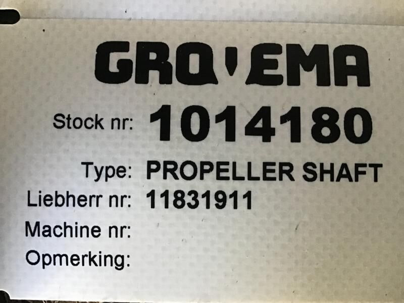 Liebherr A314 Li ,A914 - Drive shaft: picture 2 Liebherr A314 Li ,A914 - Drive shaft: picture 2