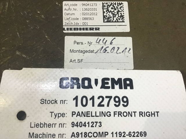 Liebherr A910 compact - Bumper: picture 3 Liebherr A910 compact - Bumper: picture 3