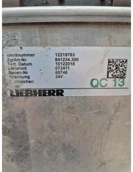 Liebherr Airconditioning Box - A/C part: picture 2 Liebherr Airconditioning Box - A/C part: picture 2