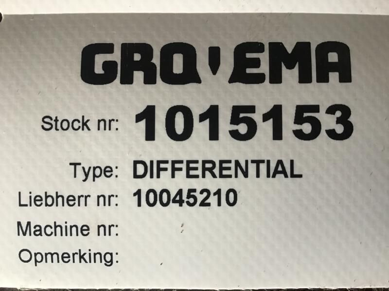 Liebherr Differential - Differential gear: picture 2 Liebherr Differential - Differential gear: picture 2