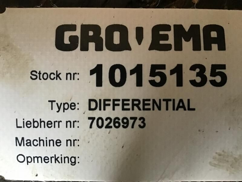 Liebherr Differential - Differential gear: picture 3 Liebherr Differential - Differential gear: picture 3