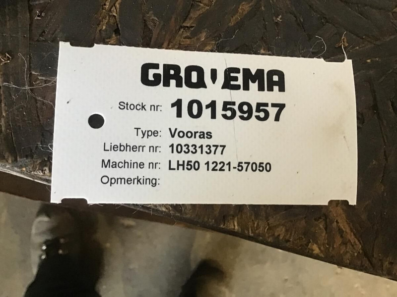 Liebherr Frontaxle - Front axle: picture 1 Liebherr Frontaxle - Front axle: picture 1